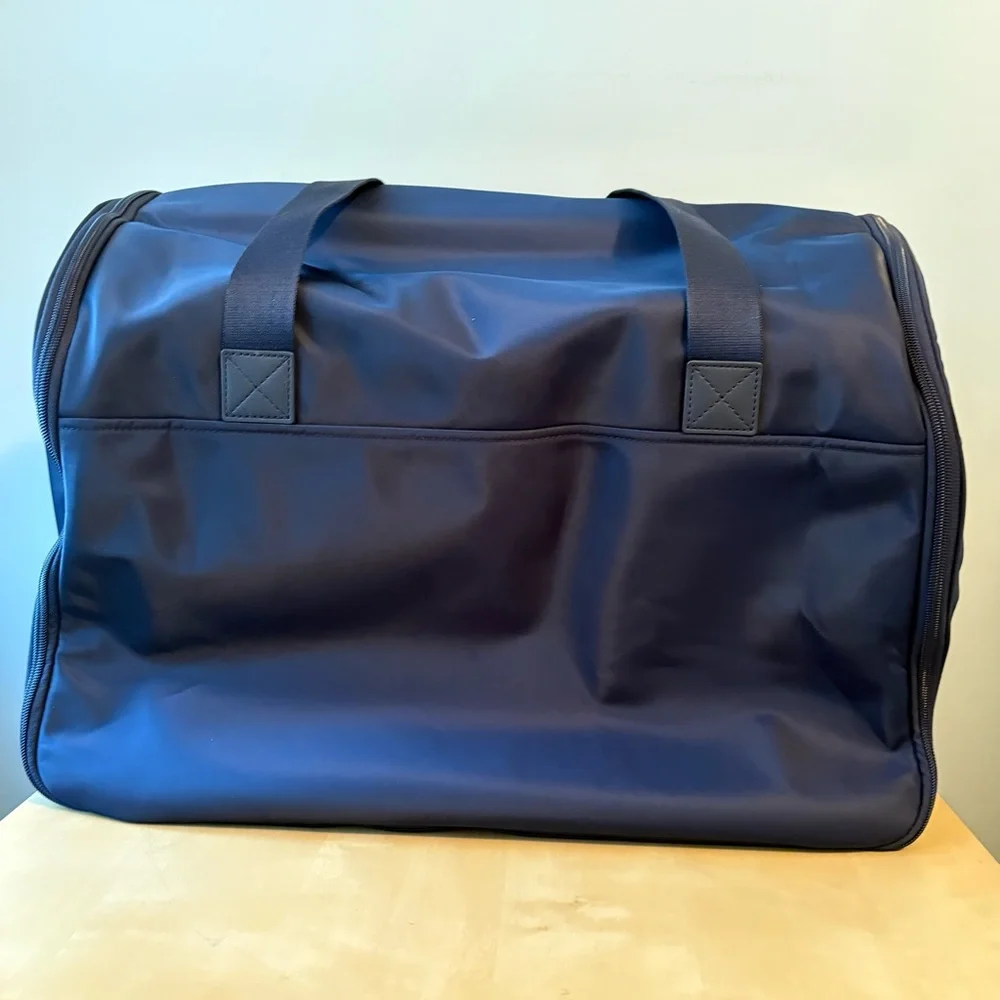 Mark & Graham TERMINAL 1 HANGING WARDROBE TRAVEL BAG navy blue, no monogram NEW
